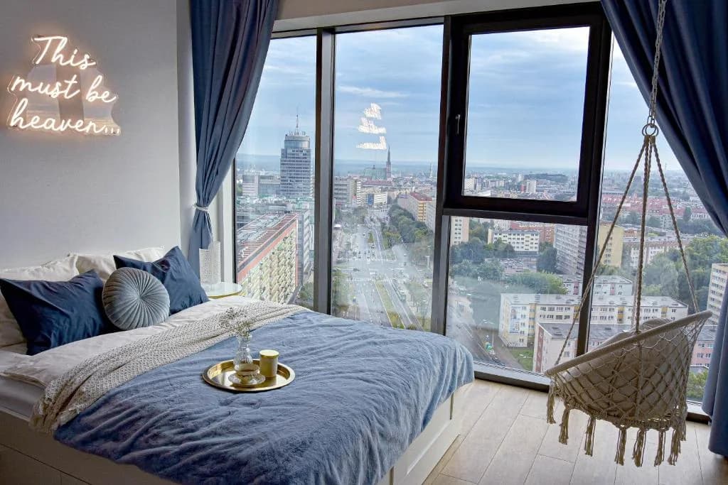 Apartament Heaven Hanza Tower 17th floor — zdjęcie obiektu z Booking.com
