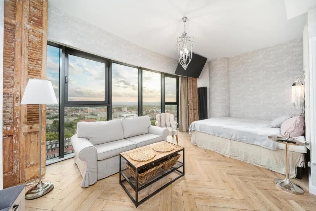 ANS Hanza Tower Apartment 17th floor with city view — zdjęcie obiektu z Booking.com