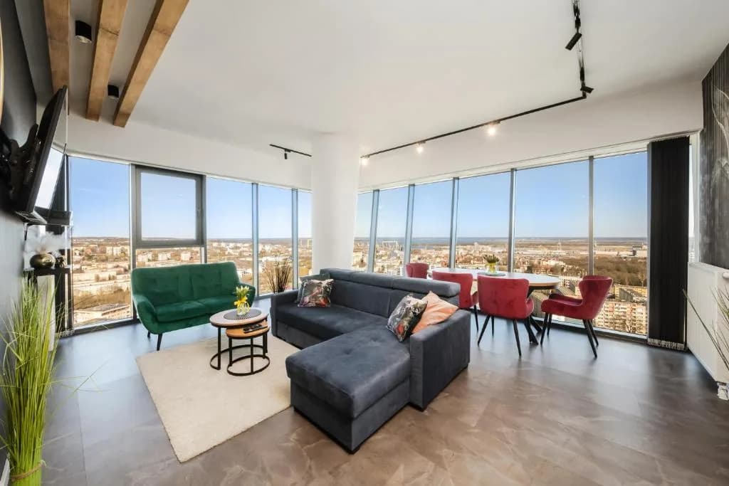 ANS Hanza Tower Apartment - 22nd floor with city view — zdjęcie obiektu z Booking.com