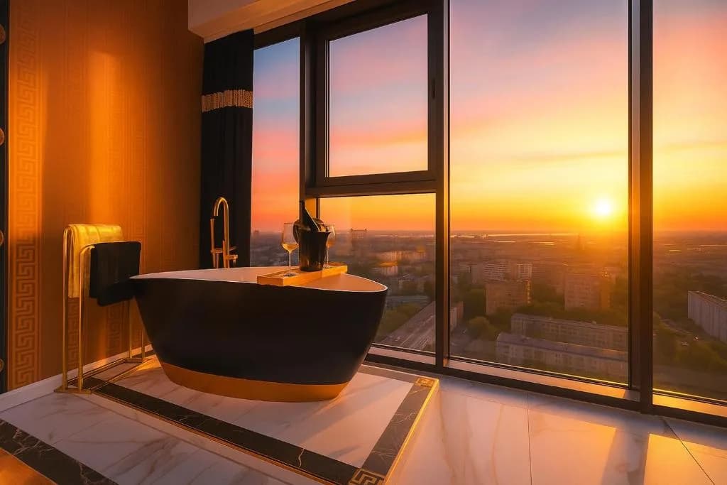Hanza Tower Suite 21st Floor or Studio 5th Floor — zdjęcie obiektu z Booking.com
