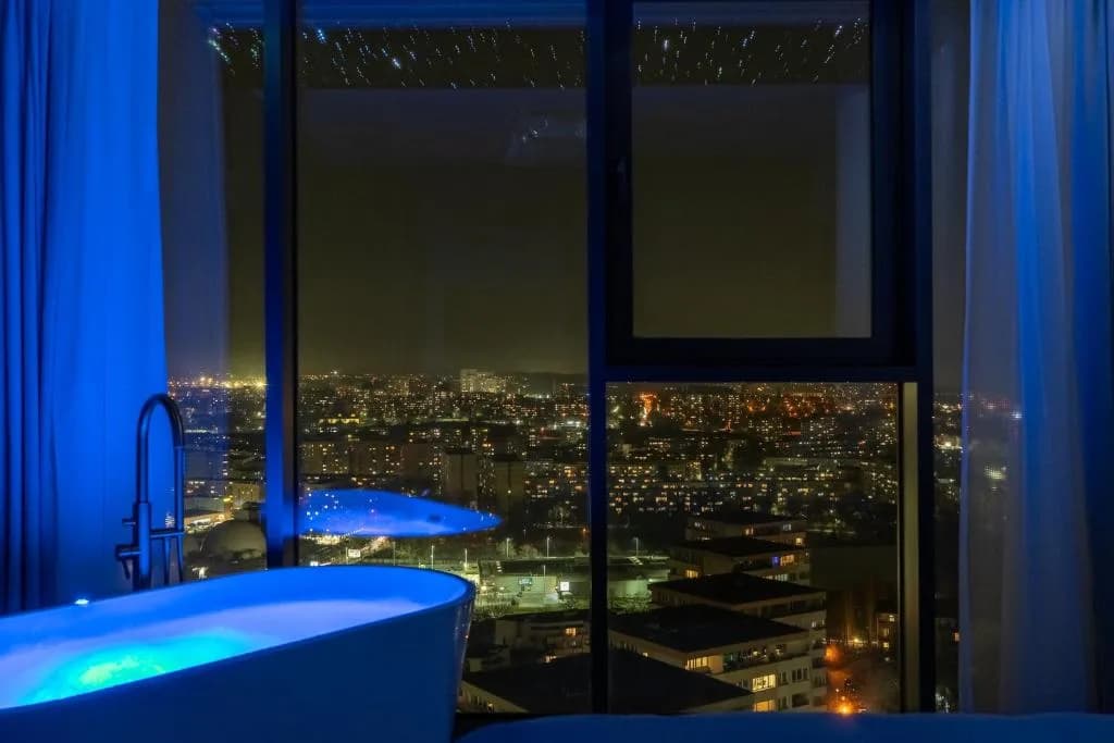 Hanza Tower Sky Lux 17th floor — zdjęcie obiektu z Booking.com