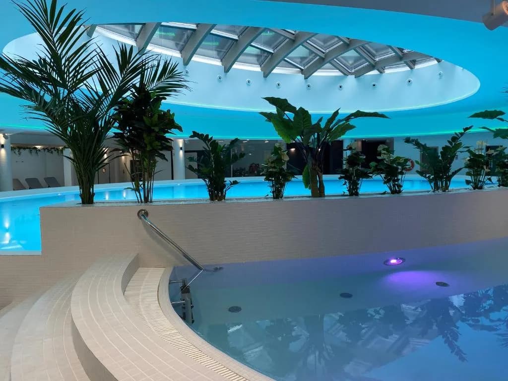 Miodowy Apartament w Hanza Tower -Sauna&Pool — zdjęcie obiektu z Booking.com